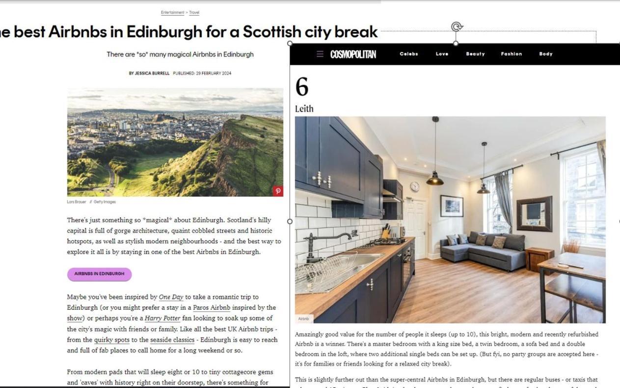 Traditional 3 Bedroom Quiet Duplex Flat By High St, Trams And Buses - Just 1-5 Miles To Centre Edimburgo Esterno foto